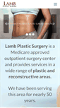 Mobile Screenshot of lambplasticsurgery.com